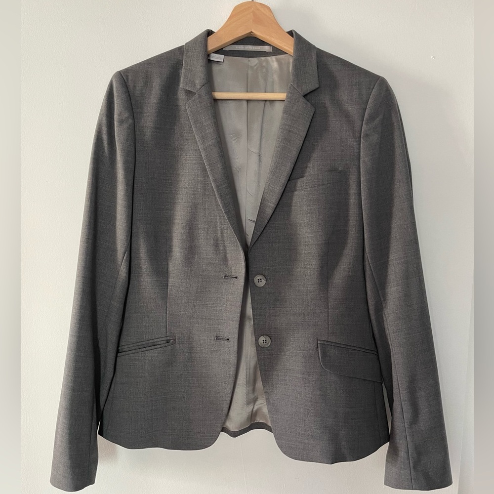 Tiger Of Sweden ‘Emily’ Wool Gray Blazer